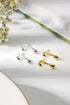 Cercei din argint Sika (Silver/Gold)